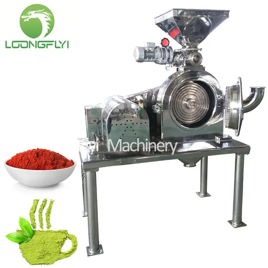 Loongyi Dried Small Fruit Sugar Cane Coconut Rock Salt Chocolate Pistachio Crusher Machine Spcie Pin Mill