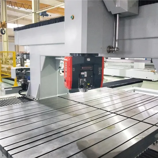 Fixed Beam and Fixed Column Gantry Machining Center Machine Tool. Titanium Aluminum Composite Structure Aero Engine Grind Machine