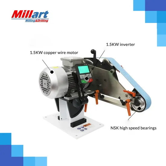 Belt and Pipe Grinder, Vertical and Horizontal Grinding and Polishing Machine, Pm026 Belt Sanding Machine