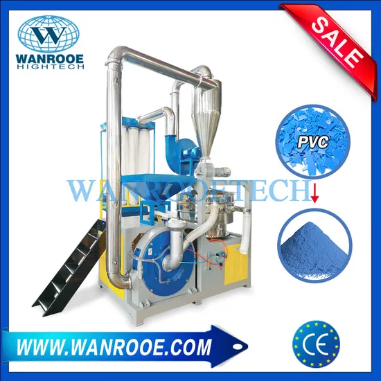 20-120mesh Recycled PP/PE/Pet/ABS/EVA/PVC/WPC/UPVC/HDPE/LDPE/LLDPE/Nylon Powder Making Milling Miller Plastic Pulverizer Machine