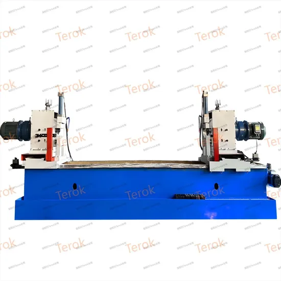 ISO Certificate Conveyor Roller/Idler Manufacturing Machine of PLC Control Shaft Both Ends Flat Slot Milling Machine
