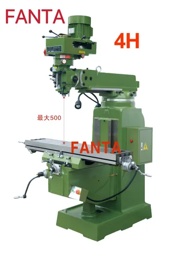 Fanta 4h Turret Milling Machine Spindle to Table Distance 500mm