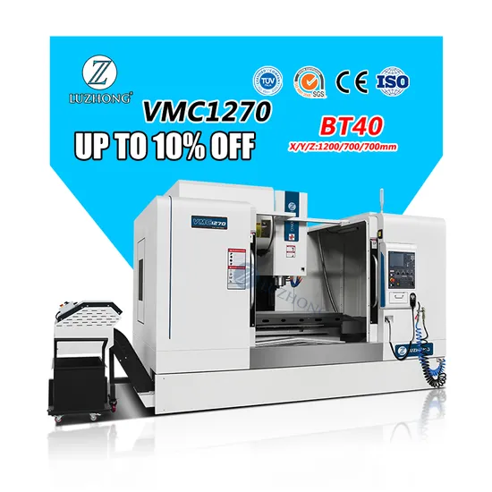 Automatic Precision Heavy duty VMC1270 BT40 Vertical 5th axis CNC Milling Machine