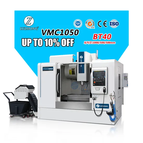Heavy duty electrical metal VMC1050 milling machine EAC Certificate CNC machining center