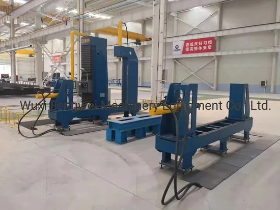 End Milling Cutter with Hydraulic Support for Steel Structure Fabrication