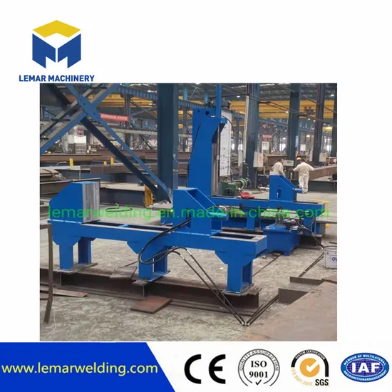 Vertical 1500*2000mm Box End Milling Machine H Beam Flange Web Milling Machine