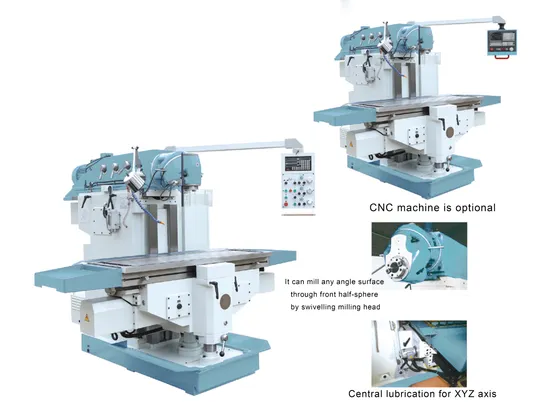 Spindle taper ISO50 X5750 RAM Milling Machine