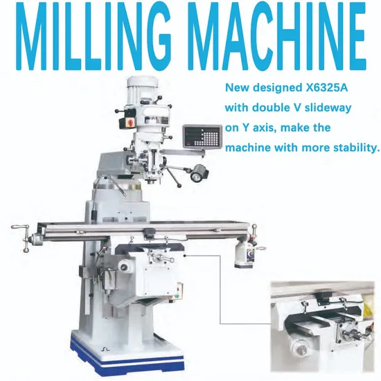 X6325A with Double-V Slideway Milling Machine