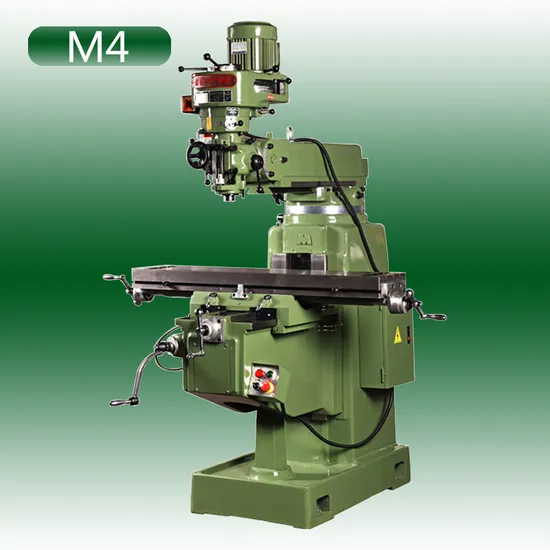 M4 High Precision Vertical and Horizontal Milling Machine Turret Type Metal Universal Radial Milling Machine