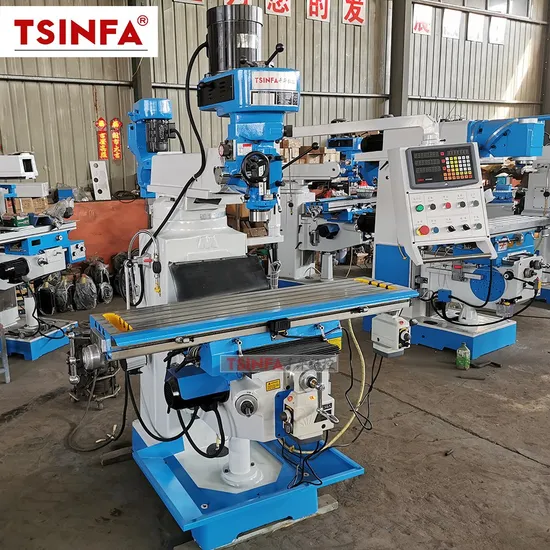 5V 5h High Quality Manual Turret Milling Machine Vertical Milling Drilling Metal ISO40 Spindle CE