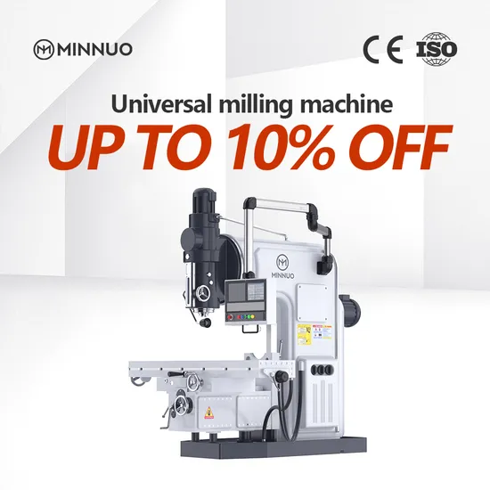 Widely Used Vertical Milling High Efficiency Adapt to Various Materials Long Service Life Universal Milling Machine