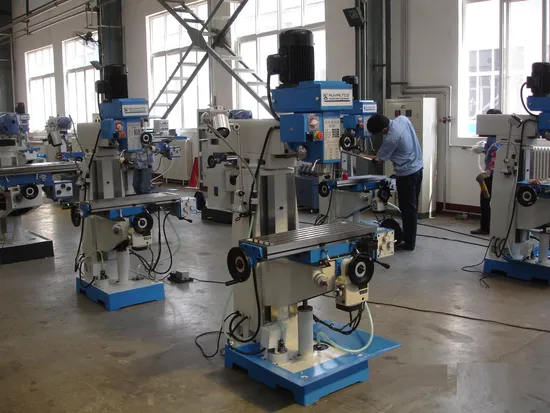 Swivel Head Knee Type Vertical Metal Drilling Milling Machine