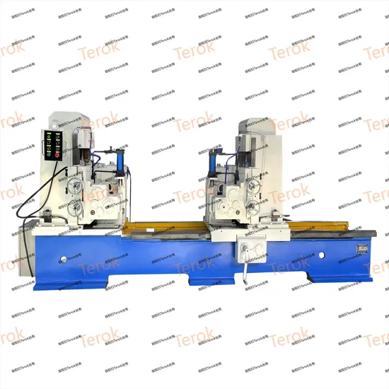 ISO9001 Certificate High Quality Mining Conveyor Roller Making Machine PLC Control Steel Shaft Both Heads Automatic Milling Flat Machine