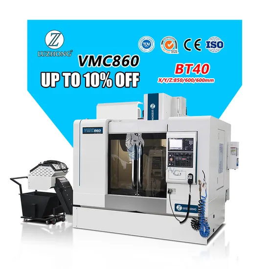 VMC860 metal cnc milling machine cnc vertical machining center price