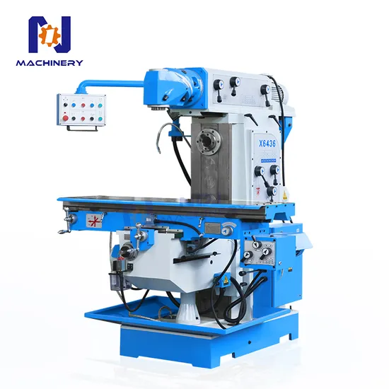 X6436 Universal Rotary Head Milling Machine Multifunctional 360 Degrees Universal Turret Metal Milling Machine