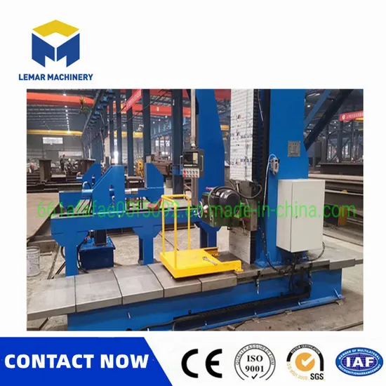 800*1000mm H-Beam Box-Beam End Face Milling Machine with Tx32 Milling Head