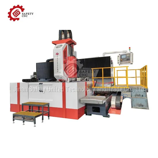 High Speed Gantry Movable CNC Drilling and Milling Machine for Tube Sheet and Flange, 4000*4000mm, Bt50, Siemens CNC