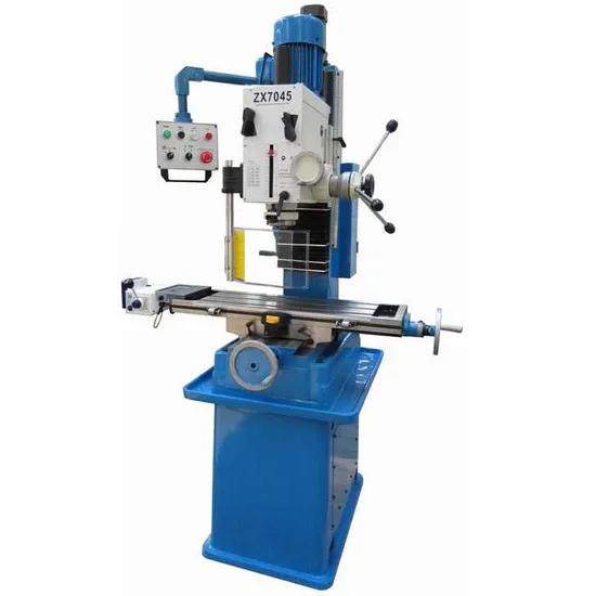 Small Metal Drilling Milling Machine Universal Drilling Milling Machine Zx7045