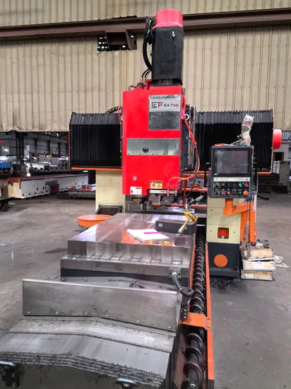 Es Top CNC Vertical Milling Machine Vm-8015nc Precision Special Steel Milling High-Precision Gantry Milling Large Mold Base Milling