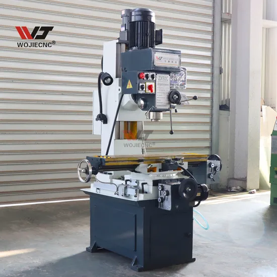 Zx50c Compact Universal Milling Machine with Drilling Milling Machine Horizontal Spindle