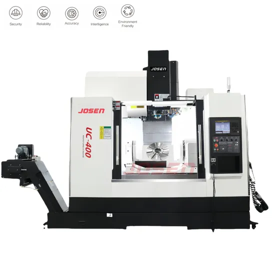 Vmc400 5 Axis Worktable CNC Milling Machine for Precision Manufacturing Aerospace Automobile Metalworking Manufacture