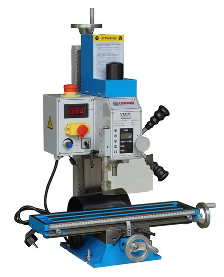 Weiss Vm18L High Quality Variable Speed Milling Machine with Brushless Motor