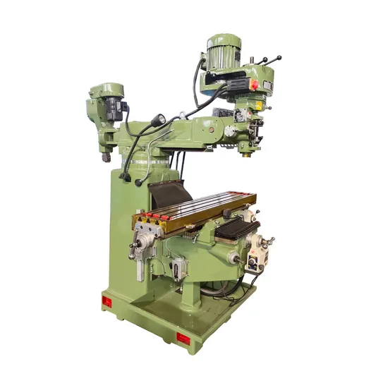 Heavy-Duty Vertical Milling Machine with Large Worktable Dimensions