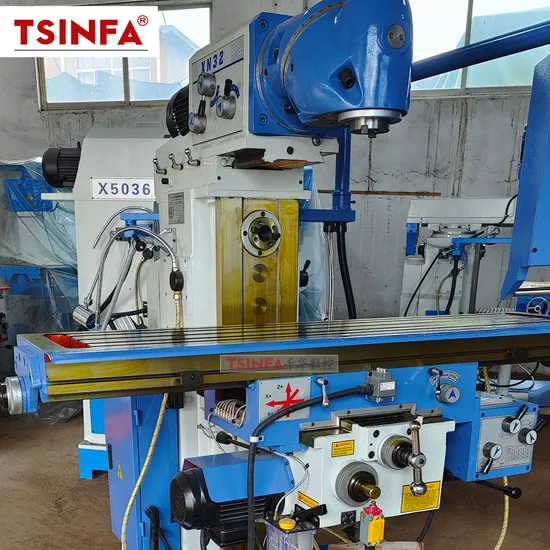 Universal Milling Machine Hot Sale RAM Type Small Swivel Head Xn32 Vertical