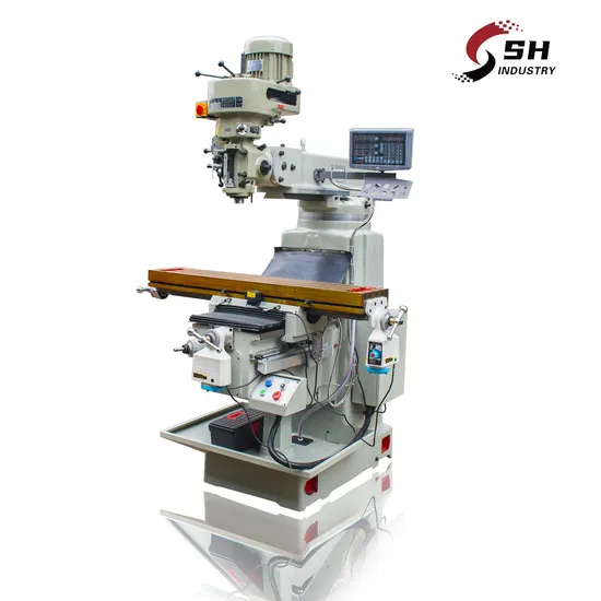 X6330 Vertical Horizontal Knee Type Taiwan Turret Head Universal Milling Machine