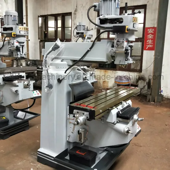 4h Horizontal Milling Infinitely Variable Universal Vertical Turret Milling Machine
