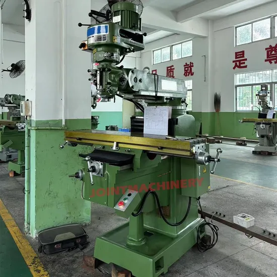 Precision Swivel Head Milling Machine Vertical Type Metal Processing