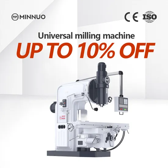 Widely Used Vertical Milling Easy to Adjust Angle High Speed Spindle Advanced Structure Universal Milling Machine