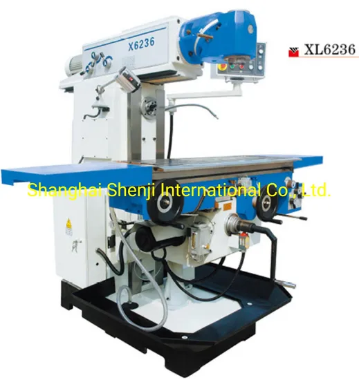 Metal Universal Swivel Head Horizontal Vertical Milling Machine XL6236 X6236