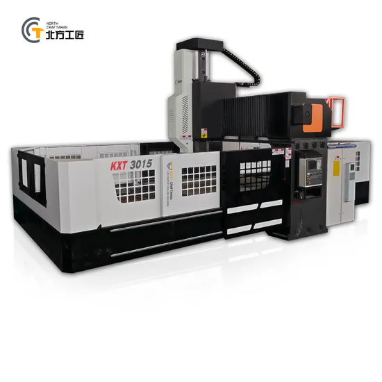 Large CNC Gantry Milling Machine Is Used for Milling and Drilling Processing