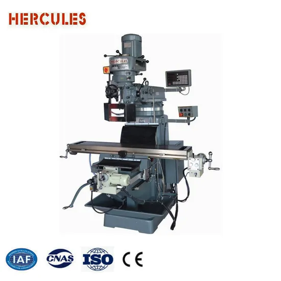 M4VA/B Precise tolerances DRO-equipped Vertical turret Milling machine for metal work