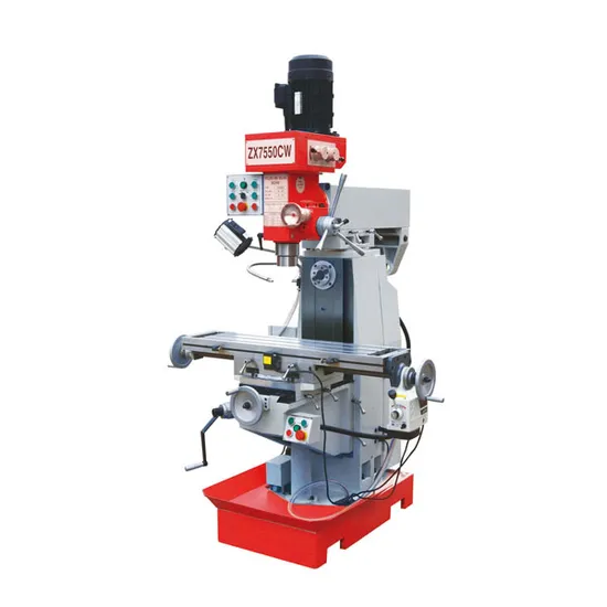 Universal Vertical Milling Drilling Machine Price Zx7550cw