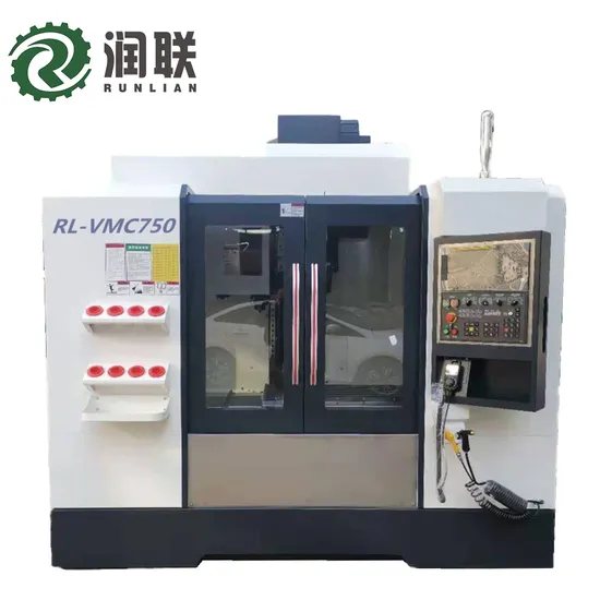 Vmc750 Widely Used 3 Axis CNC Vertical Milling Machine Center
