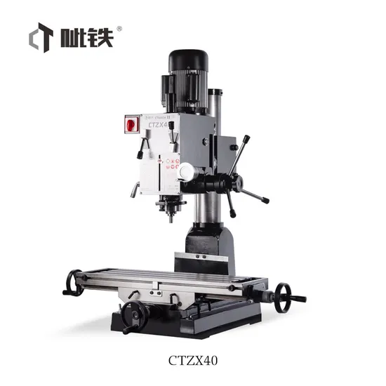 Ctzx40 Mini Milling Machine Manual Mills for Metal with Factory Price