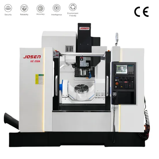 Our Factory Produced The Five-Axis Machining Center UC-350a′s Spindle Is Designed for High Power Output.