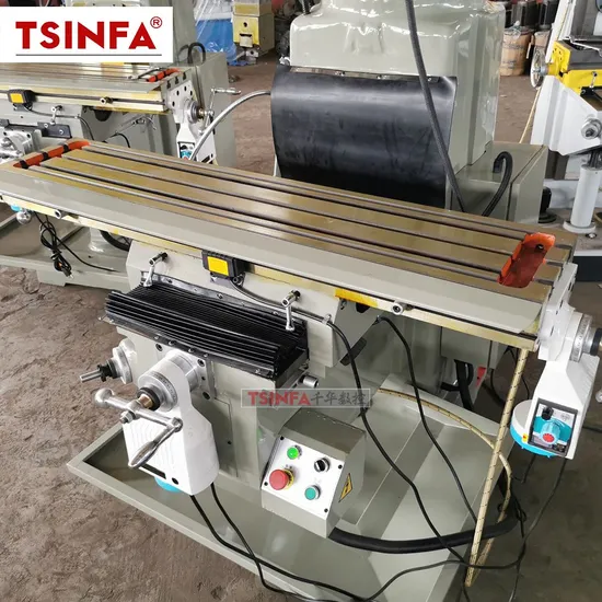 X6325 with Slotting Head Turret Milling Machine 4V Vertical Manual Milling Machine CE