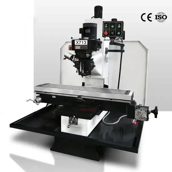High Accuracy Metal Bed Type Drilling Milling Machine X713