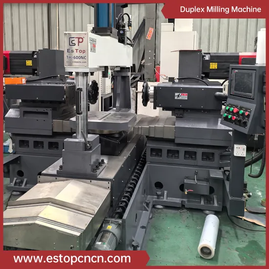 Estop Automatic Metal China CNC Milling Machine Double Head CNC Machine Tool