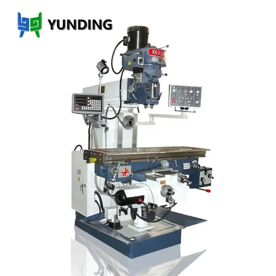 Vertical Turret Milling Machine X6332 5hw High Quality Universal Metal Turret Milling Machine Price