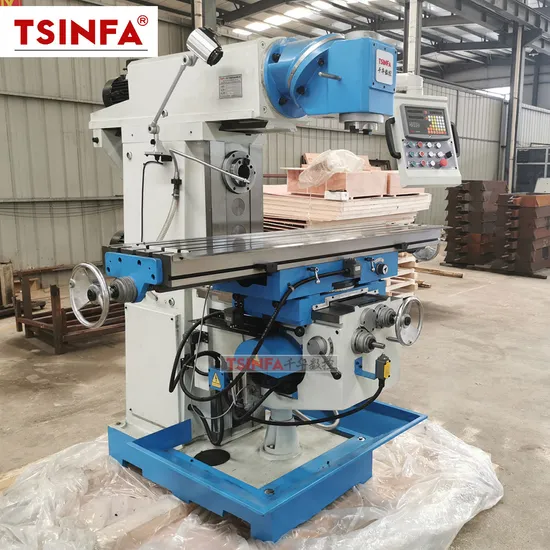 Wn736A High Quality Universal Milling Machine Vertical Horizontal 360 Swivel Head
