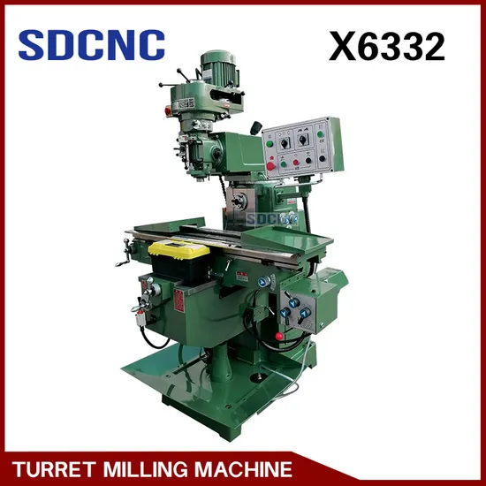 X6332 Horizontal Turret Milling Machine for Metal