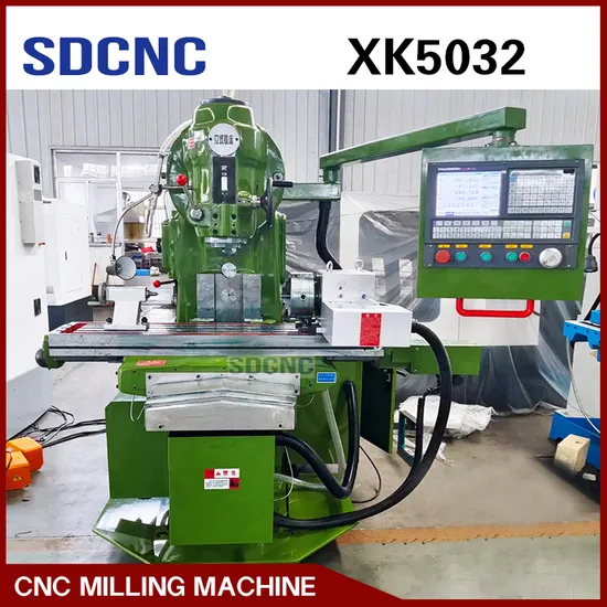 Auto Feed Milling Machine Contolle Xk5032 CNC Vertical Milling Machine
