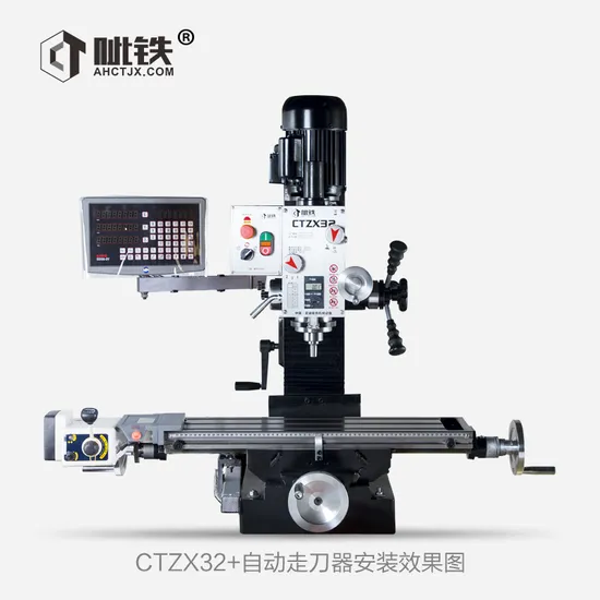 Ctzx32 Mini Drilling and Milling Machine Metal Processing Manual Milling Machine Vertical Drilling and Milling Machine Cn