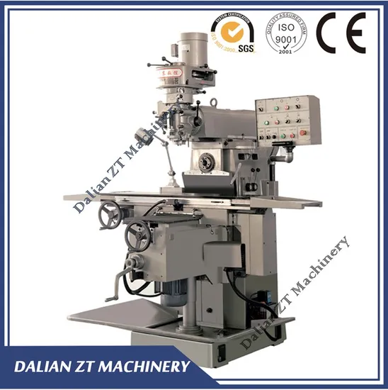 6# Conventional Universal RAM Vertical Bridgeport Type Turret Milling Machine
