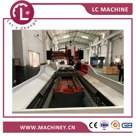 Fanuc System CNC Two Head Milling Machine OEM-Metal-Cutting CNC Machine Tools
