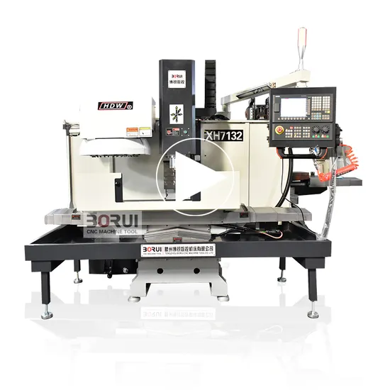 Xh7132 Hobby China Milling Machinery CNC Milling Machine Fanuc Control